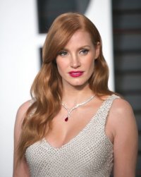 American Actress Jessica Chastain Deep Cleavage Photos (1).jpg